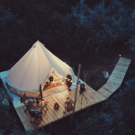 Romantic glamping retreats