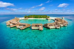 Luxury resorts in the Maldives